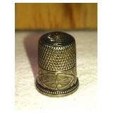 Antique Sterling Silver Thimble. Tested