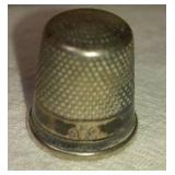 Antique Sterling Silver Thimble. Tested