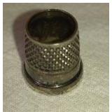 Antique Sterling Silver Thimble. Tested