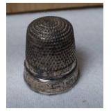 Antique Sterling Silver Thimble. Tested