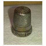 Antique Sterling Silver Thimble. Tested