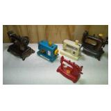 Diecast & Plastic Toy Sewing Machines with Movement