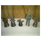 5 Best Quality Pewter Souvenir Thimbles