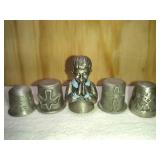 5 Best Quality Pewter Souvenir Thimbles