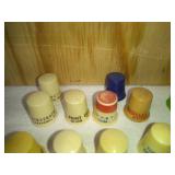 61 Plastic Plain and Advertising Thimbles Possibly Bakelite