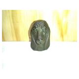 1978 C Wagner Bronze Cocker Spaniel Statuette Thimble Dated and Artist Signed
