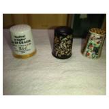 1981 Caron Mint DeGrazia "Festival of Lights, 261/5000, TCC Shibata and Ceramic Thimbles