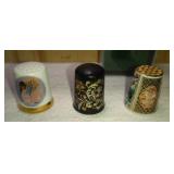 1981 Caron Mint DeGrazia "Festival of Lights, 261/5000, TCC Shibata and Ceramic Thimbles