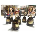 Set of 8 Enesco Carousel Thimbles