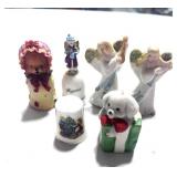 2 Enesco Angel Thimbles and 4 Misc. Thimbles