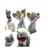 2 Enesco Angel Thimbles and 4 Misc. Thimbles