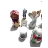 2 Enesco Angel Thimbles and 4 Misc. Thimbles