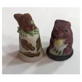 Two Squirrel Thimbles