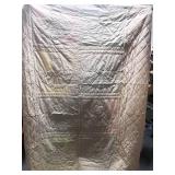 Pink Sunbonnet Quilt with Pillow Sham Full/Twin 80"X99"  Hand Stitched.