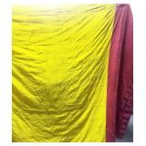 Bold Pillow Twin Quilt Hand Stitched. Amazing Colors. 62" X 89"