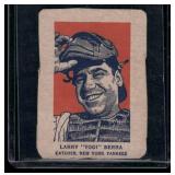 Yogi Berra Vintage Hand Cut Baseball Card