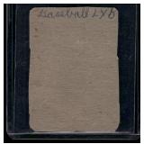 Yogi Berra Vintage Hand Cut Baseball Card