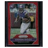 Stefon Diggs /99 Red Mojo Prizm 2015 #285 Rookie Minnesota Vikings Football Card