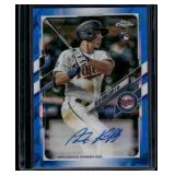 Alex Kiriloff Auto RC 2021 Topps Chrome Sapphire #RA-AK Minnesota Twins Rookie Baseball Card