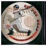 Derek Jeter Game-Used Bat Relic 2003 Fleer Hardball On The Ball Baseball Card