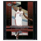 LeBron James RC 2004 Upper Deck Rookie Exclusives #1 Basketball Card