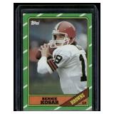 Bernie Kosar RC 1986 Topps #187 Rookie Baseball Card