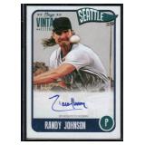 Randy Johnson Auto On Card 2020 Onyx Vintage Extended #EARJ Baseball Card