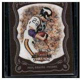 Paul Krause /100 2010 Panini Threads Gridiron Kings #8 Numbered 015/100 Minnesota Vikings Football Card