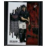 Joe Mauer RC /1999 2002 Topps Pristine #152 Numbered 1528/1999 Rookie Minnesota Twins Baseball Card