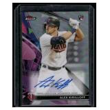 Alex Kirilloff RC Auto 2021 Topps Finest #FA-AKI Rookie Minnesota Twins Baseball Card