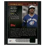 George Bell Auto 2001 Topps Certified Autograph Golden Anniversary Great Issue #GAA-GAB Baseball Card