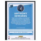 Anthony Edwards RC 2020-21 Donruss Rated Rookie Minnesota Timberwolves Basketball Card