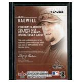 Jeff Bagwell Game-Worn Jersey 2003 Fleer Teams Colors #TC-JB2 Baseball Card