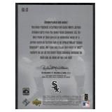 Carlton Fisk Game-Worn Jersey 2001 Upper Deck Gold Glove #GG-CF Baseball Card