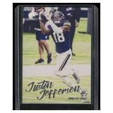 Justin Jefferson RC 2020 Chronicles Luminance #217 Rookie Minnesota Vikings Football Card