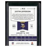 Justin Jefferson 2020 Chronicles #PA-23 Rookie Minnesota Vikings Rookie Football Card