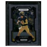 JJ McCarthy RC 2024 Prizm Draft Picks #132 Rookie Minnesota Vikings Football Card