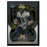 JJ McCarthy RC 2022 Bowman University #48 Rookie Minnesota Vikings Football Card
