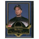 Mike Piazza Game-Worn Jersey 2003 Fleer Platinum #PP-MP Baseball Card