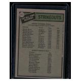 Nolan Ryan / Walter Johnson 1979 Topps #417 Vintage Baseball Card