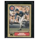 Greg Maddux RC 1987 Topps Traded #70T Rookie Baseball Card