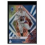 Josh Allen Fireburst Refractor 2020 Phoenix #86 Football Card