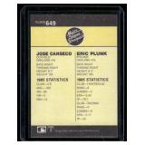 Jose Canseco RC 1986 Fleer #649 Rookie Baseball Card