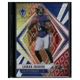 LaMar Jackson Fireburst Refractor 2020 Phoenix #60 Football Card