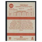 Tom Brady Mini Green SP 2014 Topps #208 Football Card