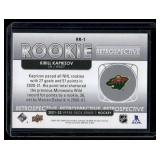Kirill Kaprizov Rookie Retrospective 2021-2022 Upper Deck #RR-1 Minnesota Wild Hockey Card