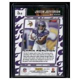 Justin Jefferson Chain Reaction Insert 2023 Donruss Optic #CR-JJ Minnesota Vikings Football Card