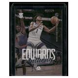 Anthony Edwards RC 2020-21 Chronicles Luminance #143 Rookie Minnesota Timberwolves Basketball Card
