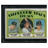 Carlton Fisk RC 1972 Topps #79 Boston Red Sox Rookie Stars Vintage Baseball Card