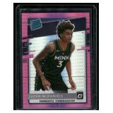 Jaden McDaniels Pink Prizm RC2020-23 Donruss Optic #178 Rookie Minnesota Timberwolves Basketball Card